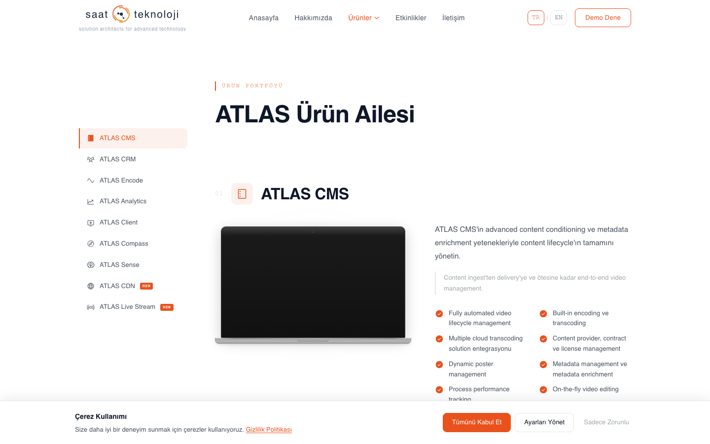 Products Page